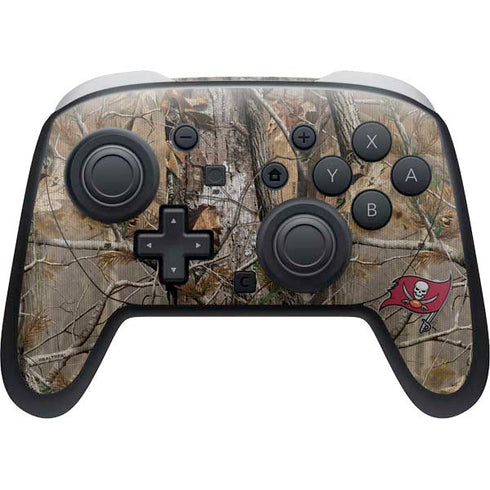 NFL Tampa Bay Buccaneers Realtree AP Camo Nintendo Switch 2 (2025) Pro Controller Skin