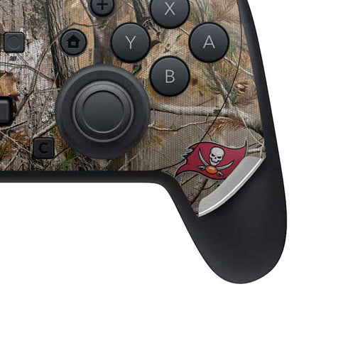 NFL Tampa Bay Buccaneers Realtree AP Camo Nintendo Switch 2 (2025) Pro Controller Skin