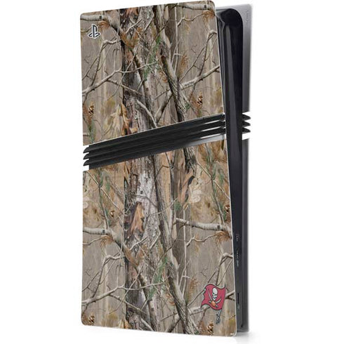 NFL Tampa Bay Buccaneers Realtree AP Camo PS5 Pro Console Skin