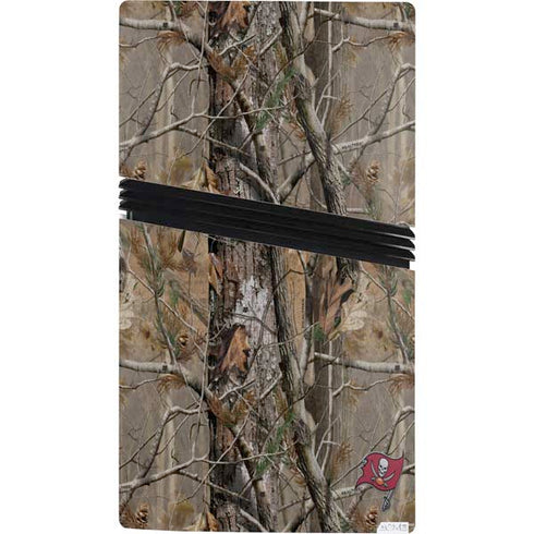 NFL Tampa Bay Buccaneers Realtree AP Camo PS5 Pro Console Skin