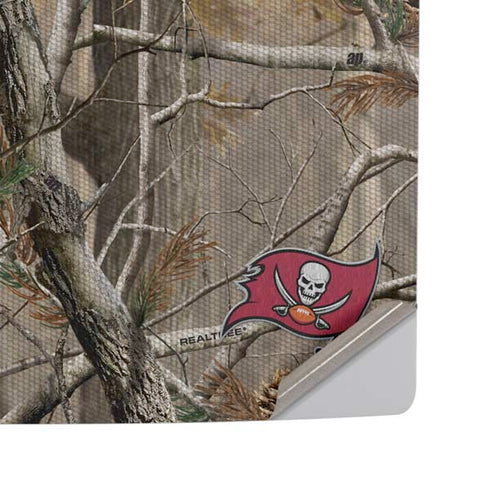 NFL Tampa Bay Buccaneers Realtree AP Camo PS5 Pro Disk Console Skin