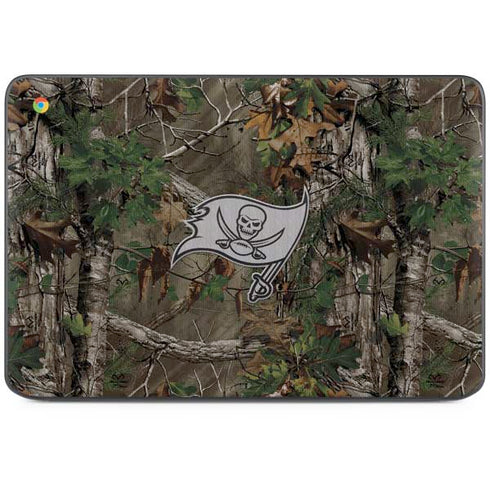 NFL Tampa Bay Buccaneers Realtree Xtra Green Camo HP Chromebook Skin