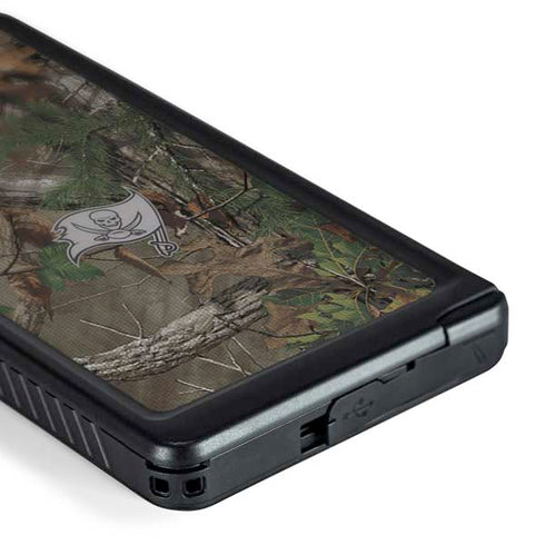 NFL Tampa Bay Buccaneers Realtree Xtra Green Camo Galaxy S24 Ultra Waterproof Case