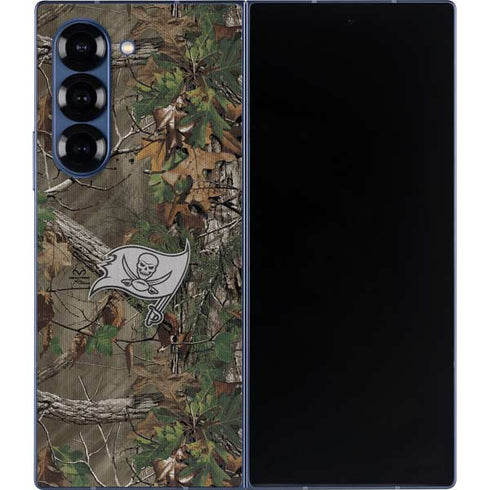 NFL Tampa Bay Buccaneers Realtree Xtra Green Camo Galaxy Z Fold6 Skin