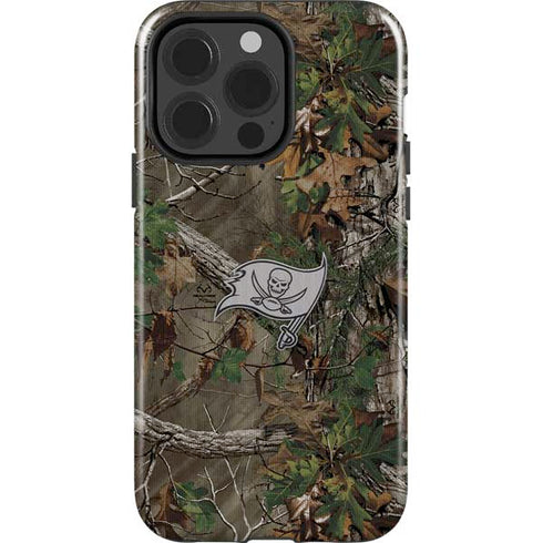 NFL Tampa Bay Buccaneers Realtree Xtra Green Camo iPhone 15 Pro Impact Case