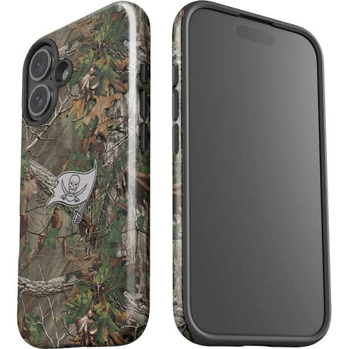 NFL Tampa Bay Buccaneers Realtree Xtra Green Camo iPhone 16 Impact Case