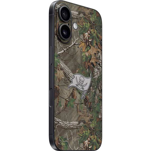 NFL Tampa Bay Buccaneers Realtree Xtra Green Camo iPhone 16 Plus Skin