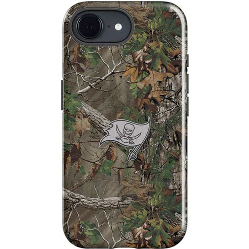 NFL Tampa Bay Buccaneers Realtree Xtra Green Camo iPhone 16e Impact Case