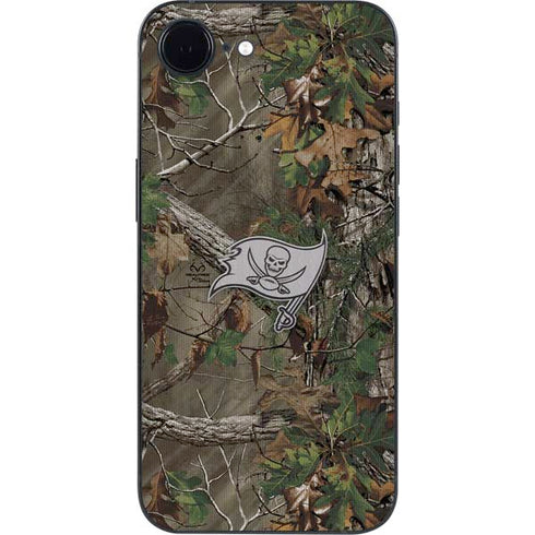 NFL Tampa Bay Buccaneers Realtree Xtra Green Camo iPhone 16e Skin