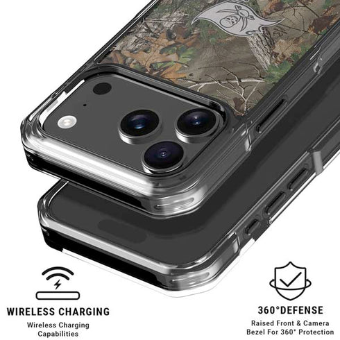 NFL Tampa Bay Buccaneers Realtree Xtra Green Camo iPhone 18 Pro Clear Case