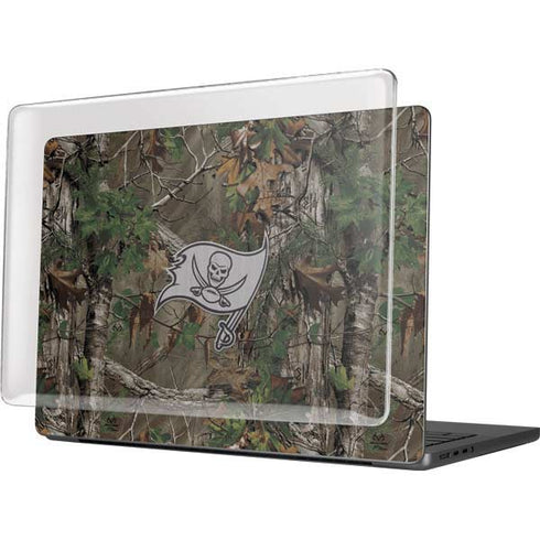 NFL Tampa Bay Buccaneers Realtree Xtra Green Camo MacBook Pro 14in (2021-24) Case plus Skin