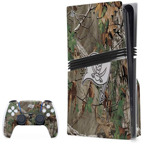 NFL Tampa Bay Buccaneers Realtree Xtra Green Camo PlayStation PS5 Skins