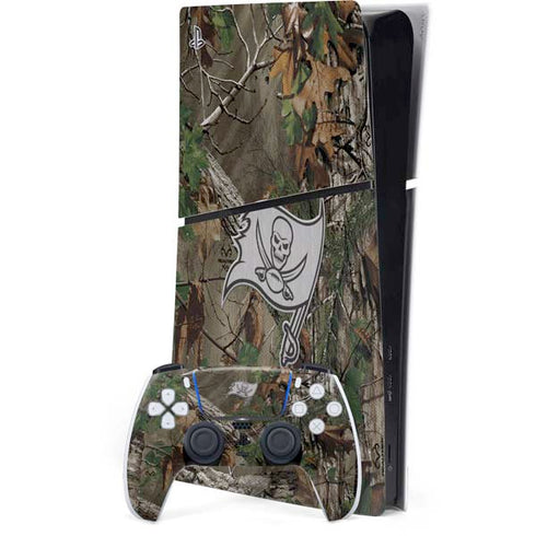 NFL Tampa Bay Buccaneers Realtree Xtra Green Camo PlayStation PS5 Skins