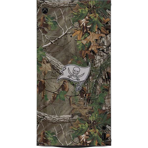NFL Tampa Bay Buccaneers Realtree Xtra Green Camo XBox Series X Digital Edition Console Skin
