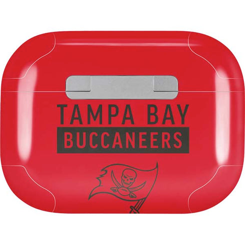 NFL Tampa Bay Buccaneers Red Performance Series AirPods Skins