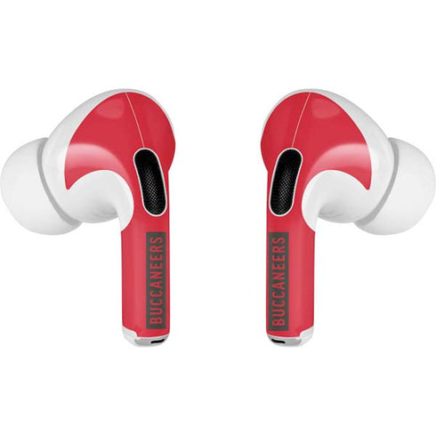 NFL Tampa Bay Buccaneers Red Performance Series AirPods Skins