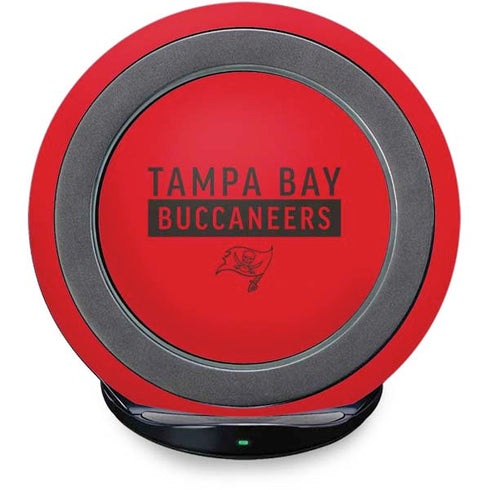 NFL Tampa Bay Buccaneers Red Performance Series Fast Charge Wireless Charging Stand Skin