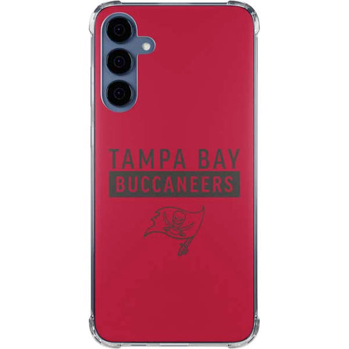 NFL Tampa Bay Buccaneers Red Performance Series Galaxy A55 5G Clear Case