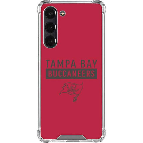 NFL Tampa Bay Buccaneers Red Performance Series Galaxy S24 FE Clear Case