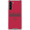 NFL Tampa Bay Buccaneers Red Performance Series Galaxy S24 FE Clear Case