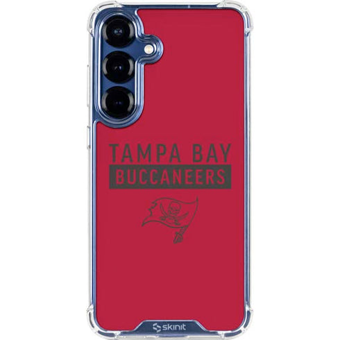 NFL Tampa Bay Buccaneers Red Performance Series Galaxy S25 Clear Case