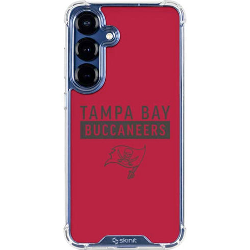 NFL Tampa Bay Buccaneers Red Performance Series Galaxy S25 Plus Clear Case