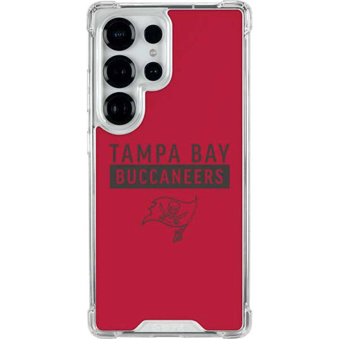 NFL Tampa Bay Buccaneers Red Performance Series Galaxy S25 Ultra Clear Case