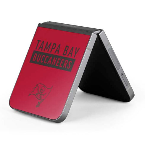 NFL Tampa Bay Buccaneers Red Performance Series Galaxy Z Flip6 Skin
