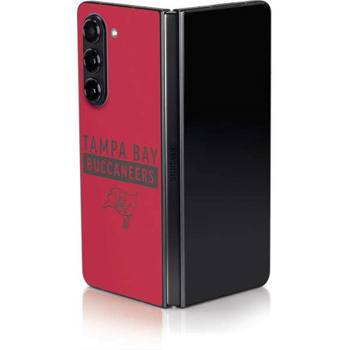 NFL Tampa Bay Buccaneers Red Performance Series Galaxy Z Fold5 5G Skin