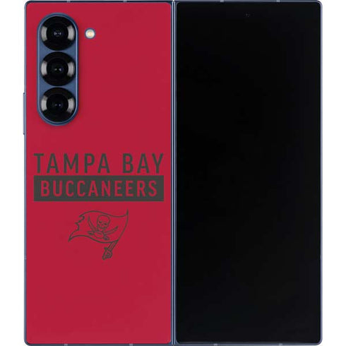 NFL Tampa Bay Buccaneers Red Performance Series Galaxy Z Fold6 Skin