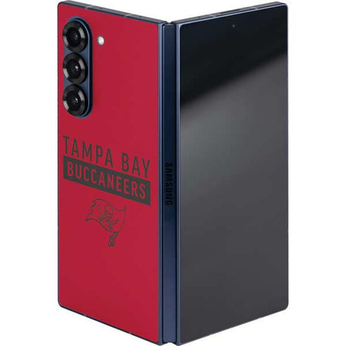 NFL Tampa Bay Buccaneers Red Performance Series Galaxy Z Fold6 Skin