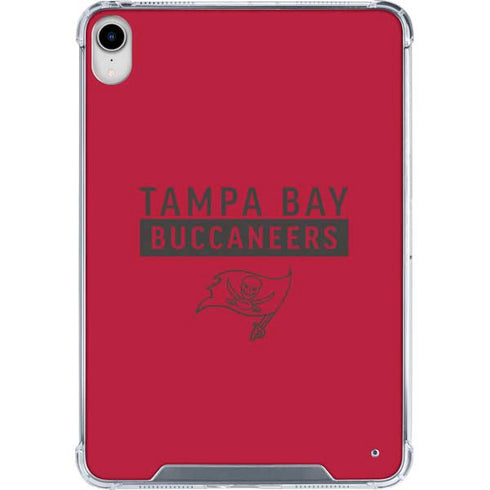 NFL Tampa Bay Buccaneers Red Performance Series iPad 11th Gen (2025) Clear Case