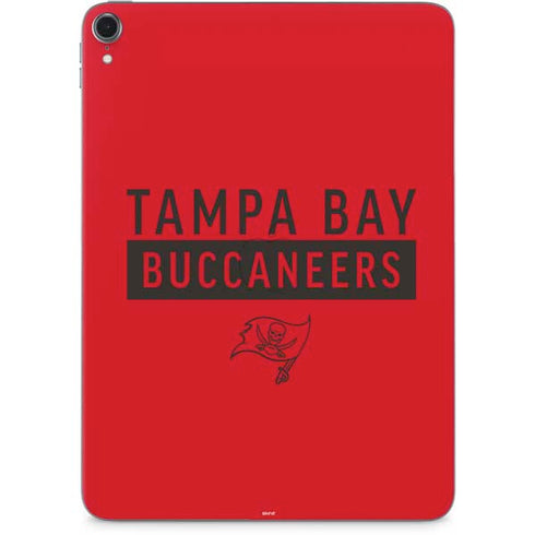 NFL Tampa Bay Buccaneers Red Performance Series Apple iPad Pro Skin
