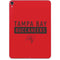 NFL Tampa Bay Buccaneers Red Performance Series Apple iPad Pro Skin