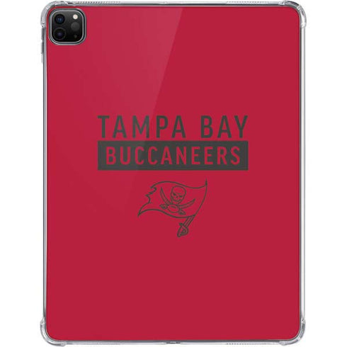 NFL Tampa Bay Buccaneers Red Performance Series iPad Pro 11in (2024) Clear Case