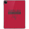 NFL Tampa Bay Buccaneers Red Performance Series iPad Pro 11in (2024) Clear Case