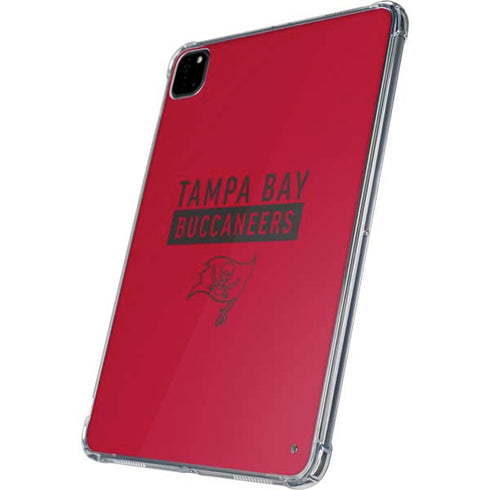 NFL Tampa Bay Buccaneers Red Performance Series iPad Pro 11in (2024) Clear Case