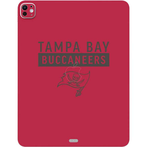 NFL Tampa Bay Buccaneers Red Performance Series iPad Pro 13in M4 (2024) Skin