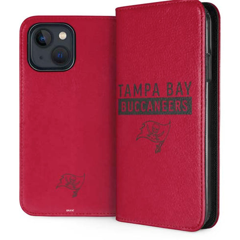 NFL Tampa Bay Buccaneers Red Performance Series iPhone 15 Plus Folio Case