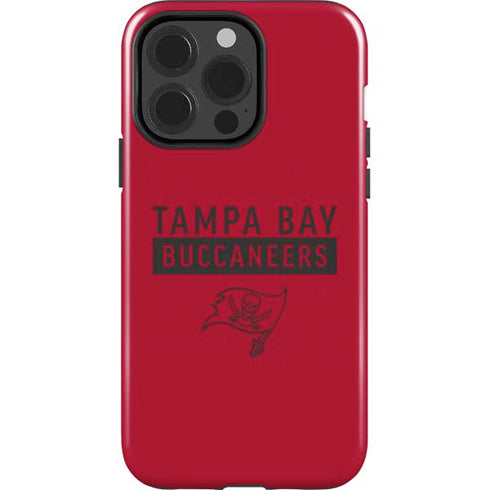 NFL Tampa Bay Buccaneers Red Performance Series iPhone 15 Pro Impact Case