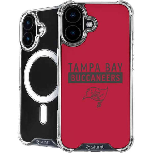 NFL Tampa Bay Buccaneers Red Performance Series iPhone 16 MagSafe Case