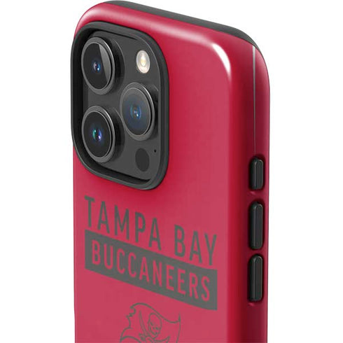 NFL Tampa Bay Buccaneers Red Performance Series iPhone 16 Pro Impact Case
