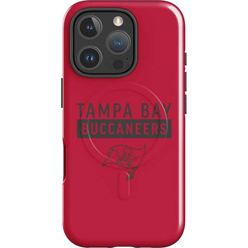 NFL Tampa Bay Buccaneers Red Performance Series iPhone 16 Pro Magsafe Impact Case