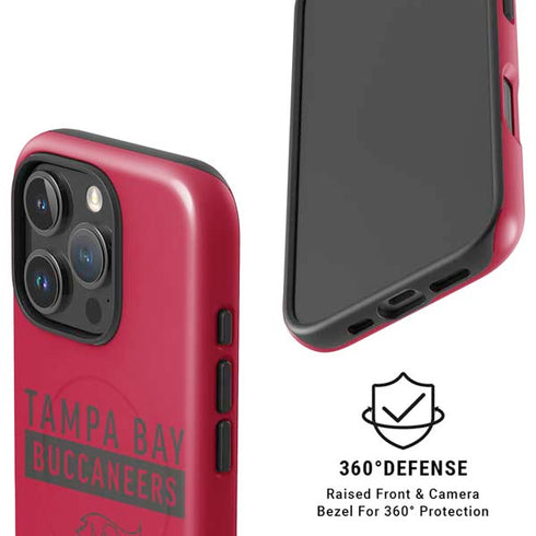 NFL Tampa Bay Buccaneers Red Performance Series iPhone 16 Pro Magsafe Impact Case