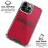 NFL Tampa Bay Buccaneers Red Performance Series iPhone 16 Pro Max Clear Case