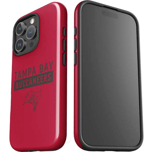 NFL Tampa Bay Buccaneers Red Performance Series iPhone 16 Pro Max Impact Case