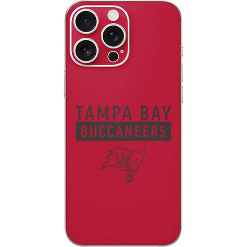 NFL Tampa Bay Buccaneers Red Performance Series iPhone 16 Pro Max Skin