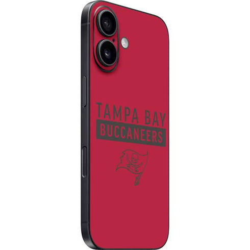 NFL Tampa Bay Buccaneers Red Performance Series iPhone 16 Skin