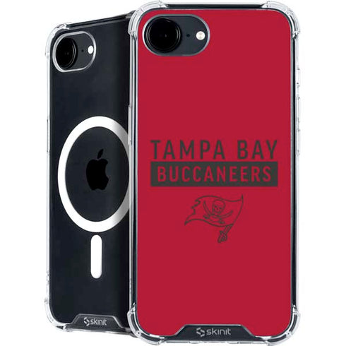 NFL Tampa Bay Buccaneers Red Performance Series iPhone 16e MagSafe Case