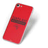 NFL Tampa Bay Buccaneers Red Performance Series iPhone 8 Skin